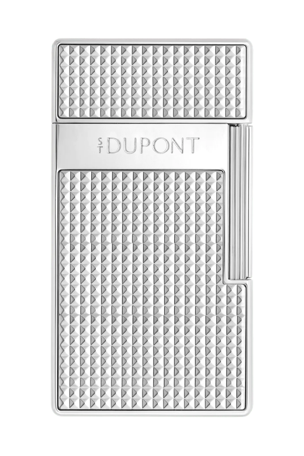 TR9913,S.T. Dupont Biggy Silver Diamond Head Puro Çakmağı 25210