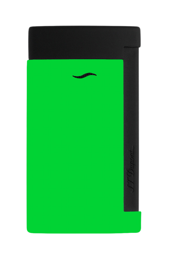 TR9310,S.T. Dupont Fluo Slim 7 Chrome Neon Green Çakmak 27772