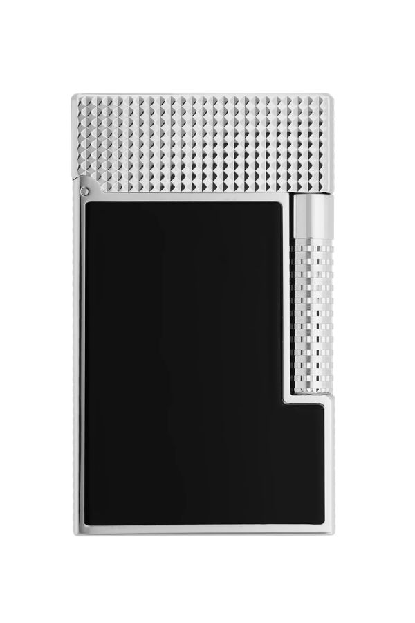 TR9737,S.T. Dupont Le Grand Siyah Gümüş Puro Çakmağı 23780CL