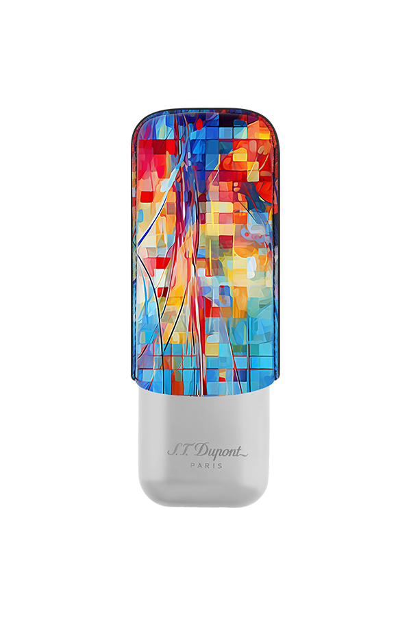 TR7973,S.T. Dupont Graff'ty İkili Puro Kılıfı 183244