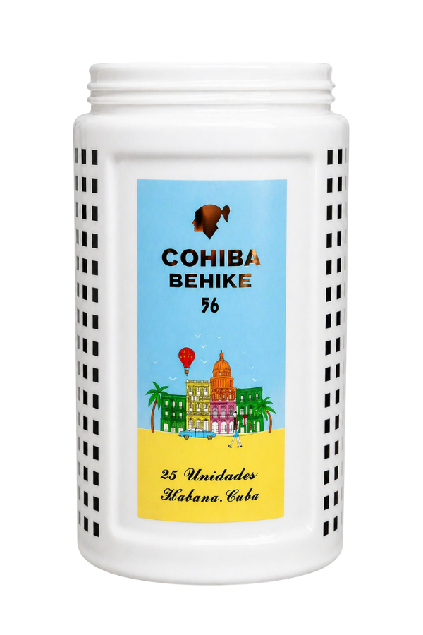 TR9734,Cohiba Behike 56 Beyaz Puro Saklama Kutusu Jar