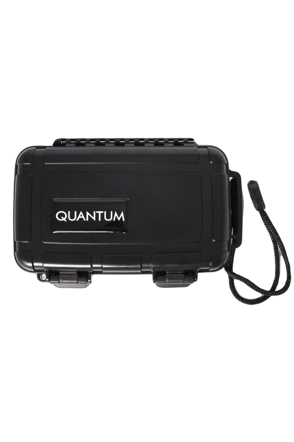 TRZ3010,Quantum Seyahat Tipi 4 İçi Sedir Siyah Humidor Puro Kutusu