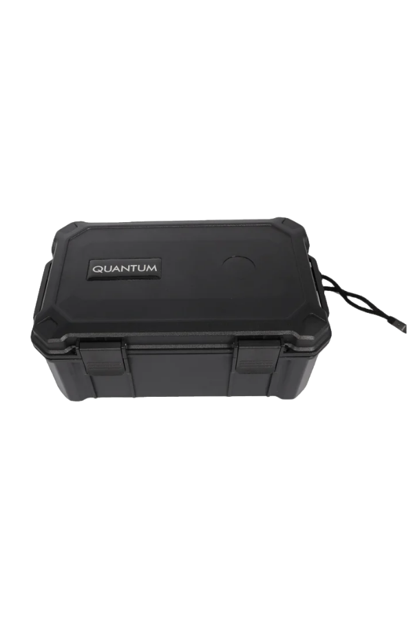 TRZ3019,Quantum Seyahat Tipi 15 Siyah Humidor Puro Kutusu