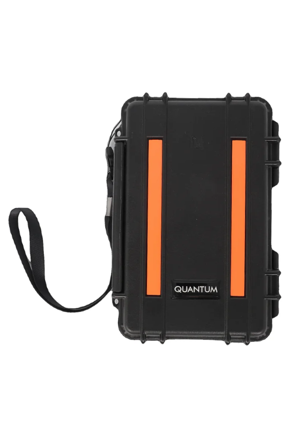 TRZ3024,Quantum Seyahat Tipi 5 Taşıma Kordonlu Siyah Humidor Puro Kutusu