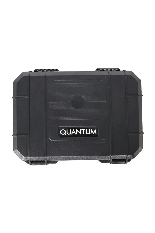 TRZ3009,Quantum Seyahat Tipi 25 Taşıma Kulplu Siyah Humidor Puro Kutusu