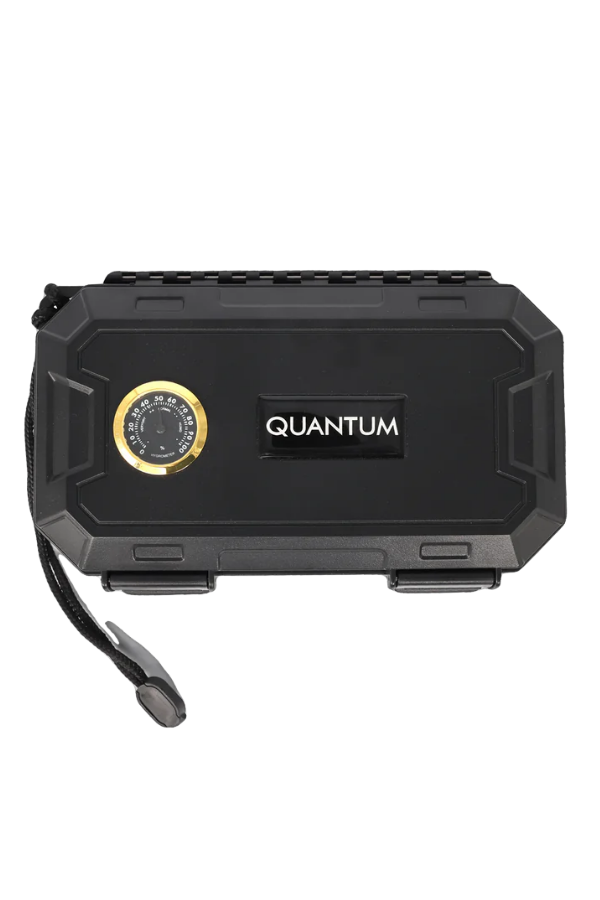 TRZ3016,Quantum Seyahat Tipi 10 Siyah Humidor Puro Kutusu