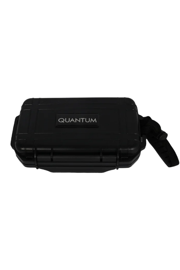 TRZ3003,Quantum Seyahat Tipi 5 Taşıma Kordonlu Siyah Humidor Puro Kutusu