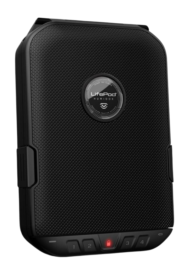 TRM5009,Vaultek Lifepod 1.0 Seyahat Tipi Siyah Humidor Puro Kutusu