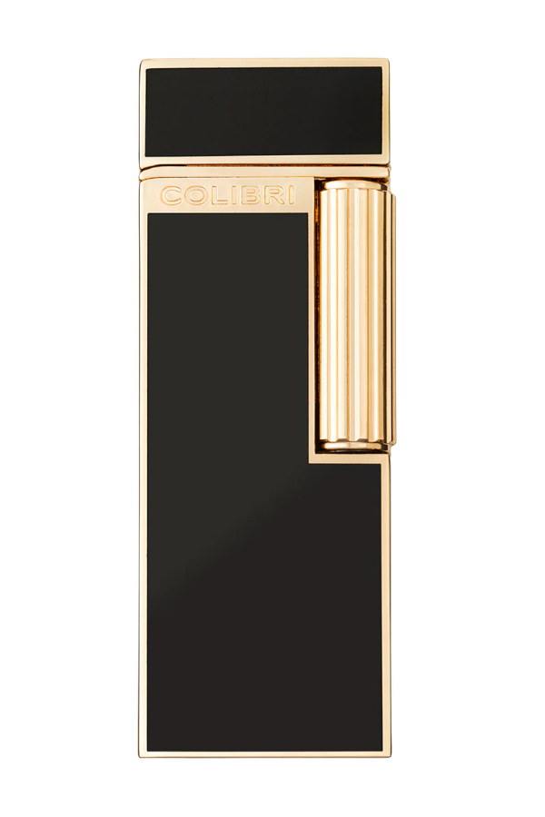 TR9924,Colibri Continental Soft Flame Gold - Siyah Çakmak