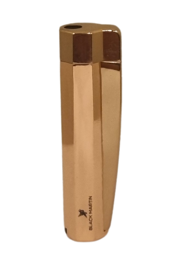 TR7785,Black Martin Tek Torch Pürmüz Gold Metal Puro Çakmağı