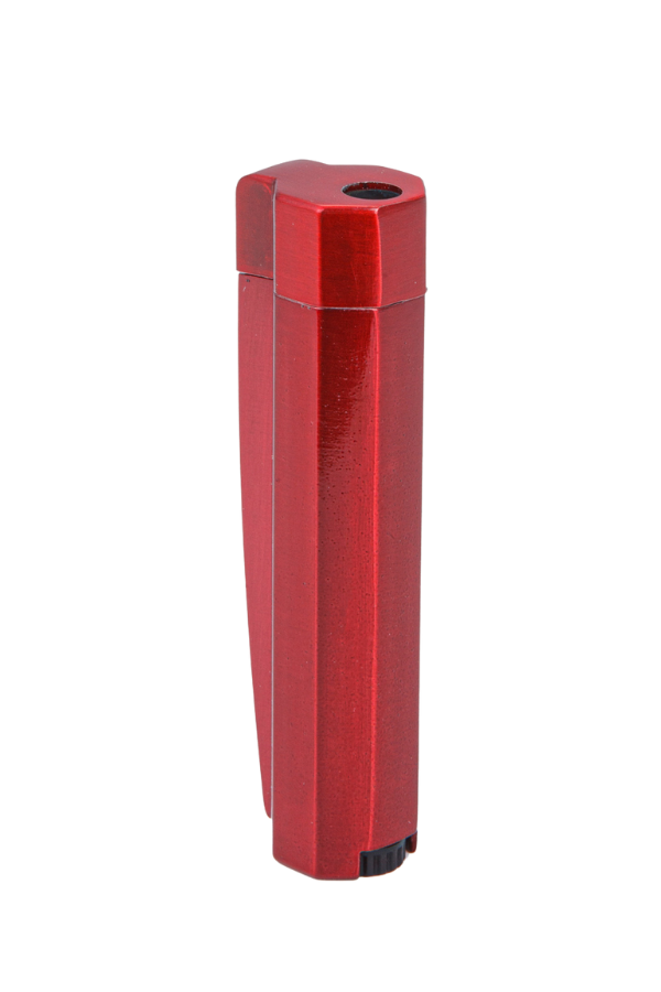 TR7787,Black Martin Tek Torch Pürmüz Kırmızı Metal Puro Çakmağı