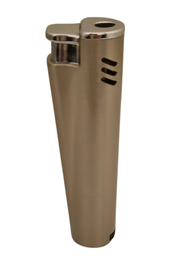 TR7799,Black Martin Tek Torch Pürmüz Gümüş Metal Puro Çakmağı