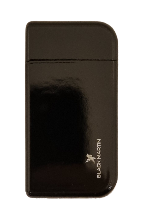 TR7829,Black Martin Tek Torch Pürmüz Siyah Metal Puro Çakmağı