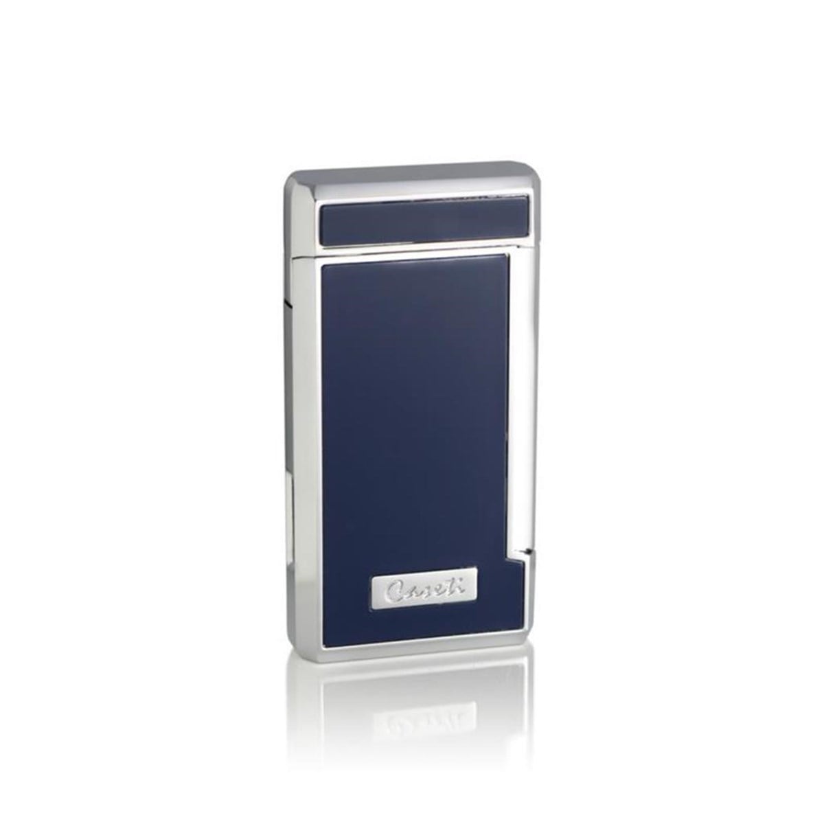 TR1916,Caseti İki Torch Lacivert-Gümüş Puro Çakmak CA0437002