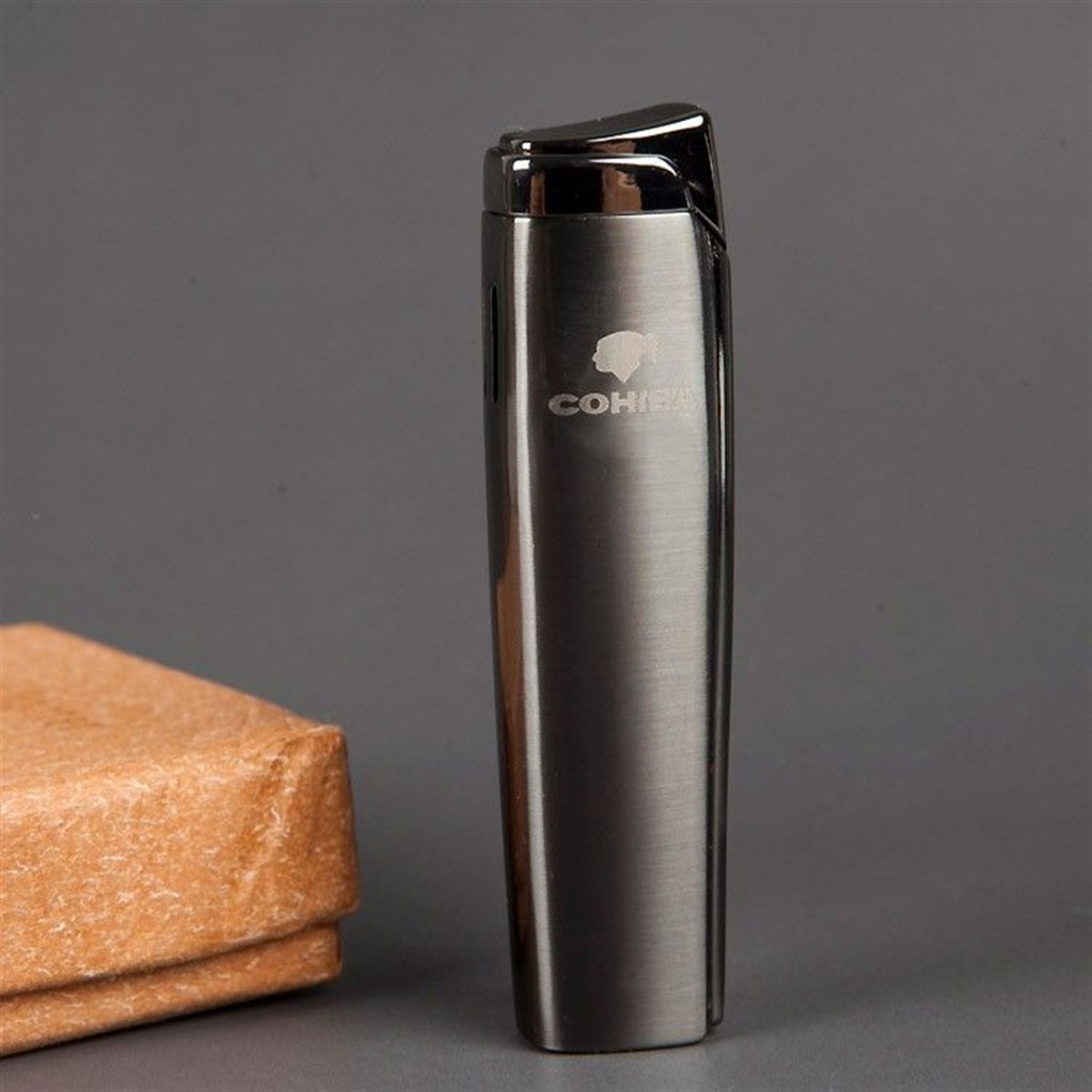 TR775,Cohiba Gunmetal Tek Torch Puro Çakmağı