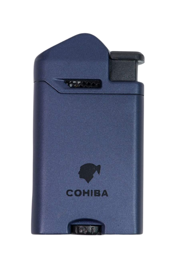 TR8957,Cohiba Perde Alev Pürmüz Lacivert Puro Çakmağı