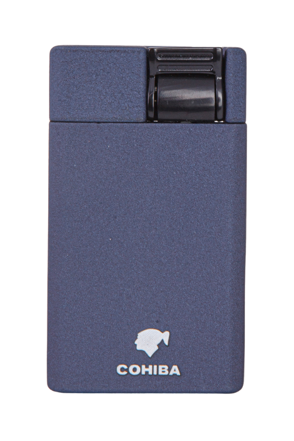 TR7890,Cohiba Perde Alev Lacivert Metal Çakmak