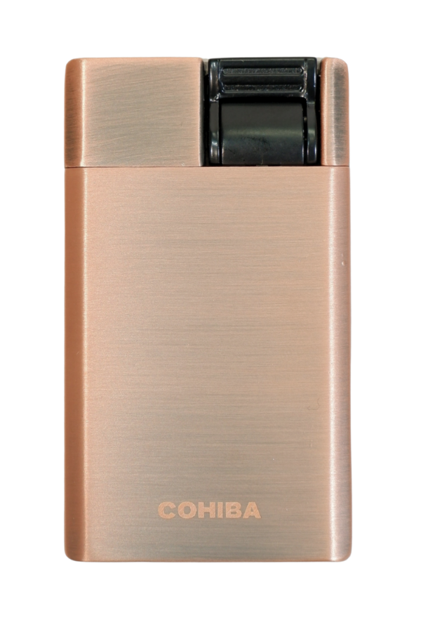 TR9628,Cohiba Tek Torch Perde Alev Bronz Metal Puro Çakmağı