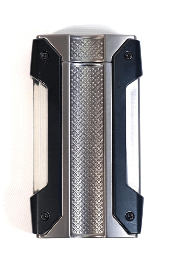 TR9575,Cohiba Tek Torch Pürmüz Delicili Siyah Gunmetal Metal Puro Çakmağı