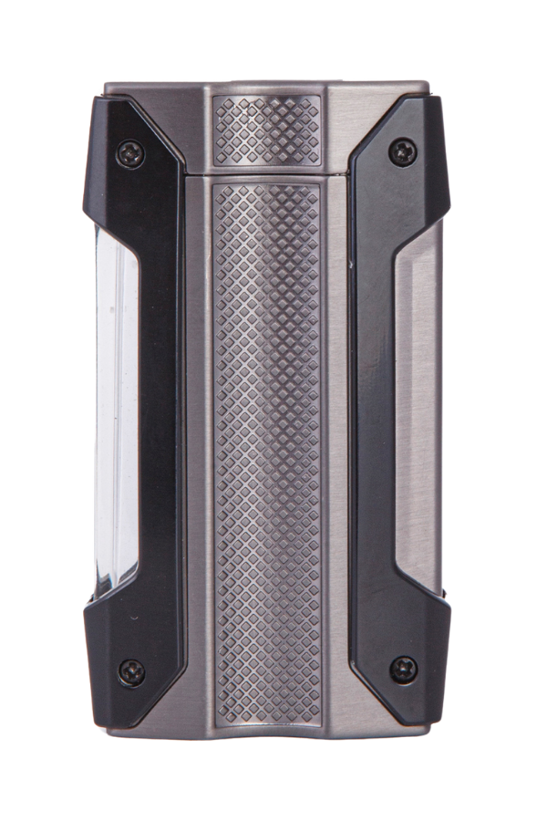 TR7868,Cohiba Tek Torch Pürmüz Siyah-Gunmetal Metal Puro Çakmağı