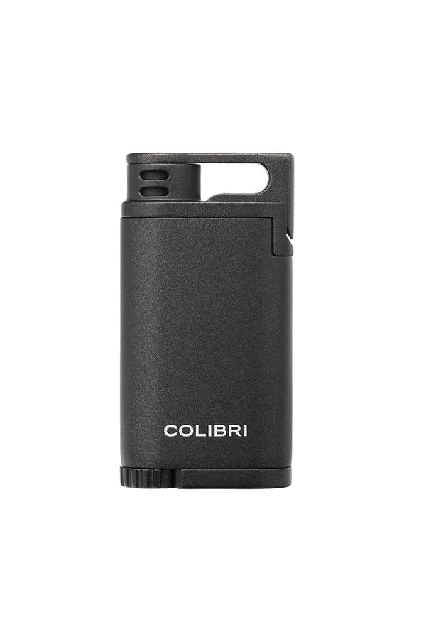 TR6769,Colibri Belmont Tek Torch Pürmüz Metalik Siyah  Puro Çakmağı