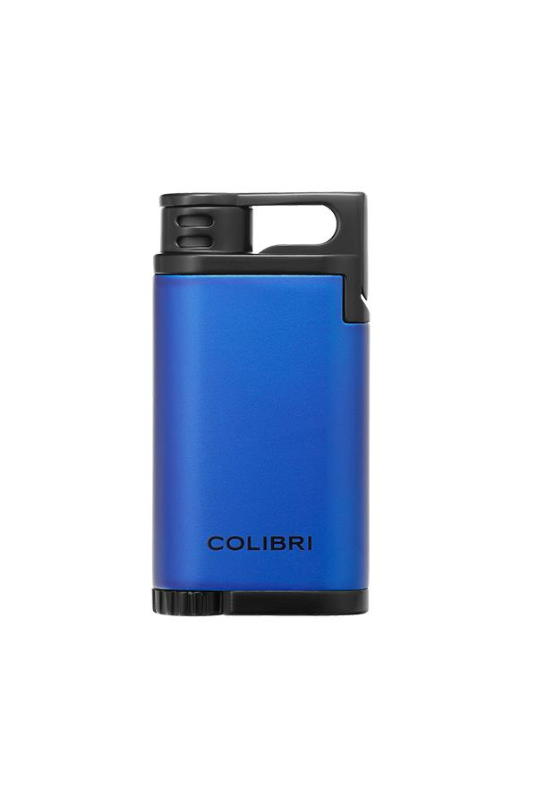 TR6765,Colibri Belmont Tek Torch Pürmüz Mavi - Siyah Puro Çakmağı