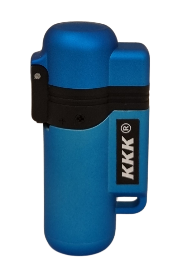 TR7983,PremiumQuality Açık Mavi Plastik Tek Torch Pürmüz Puro Çakmağı