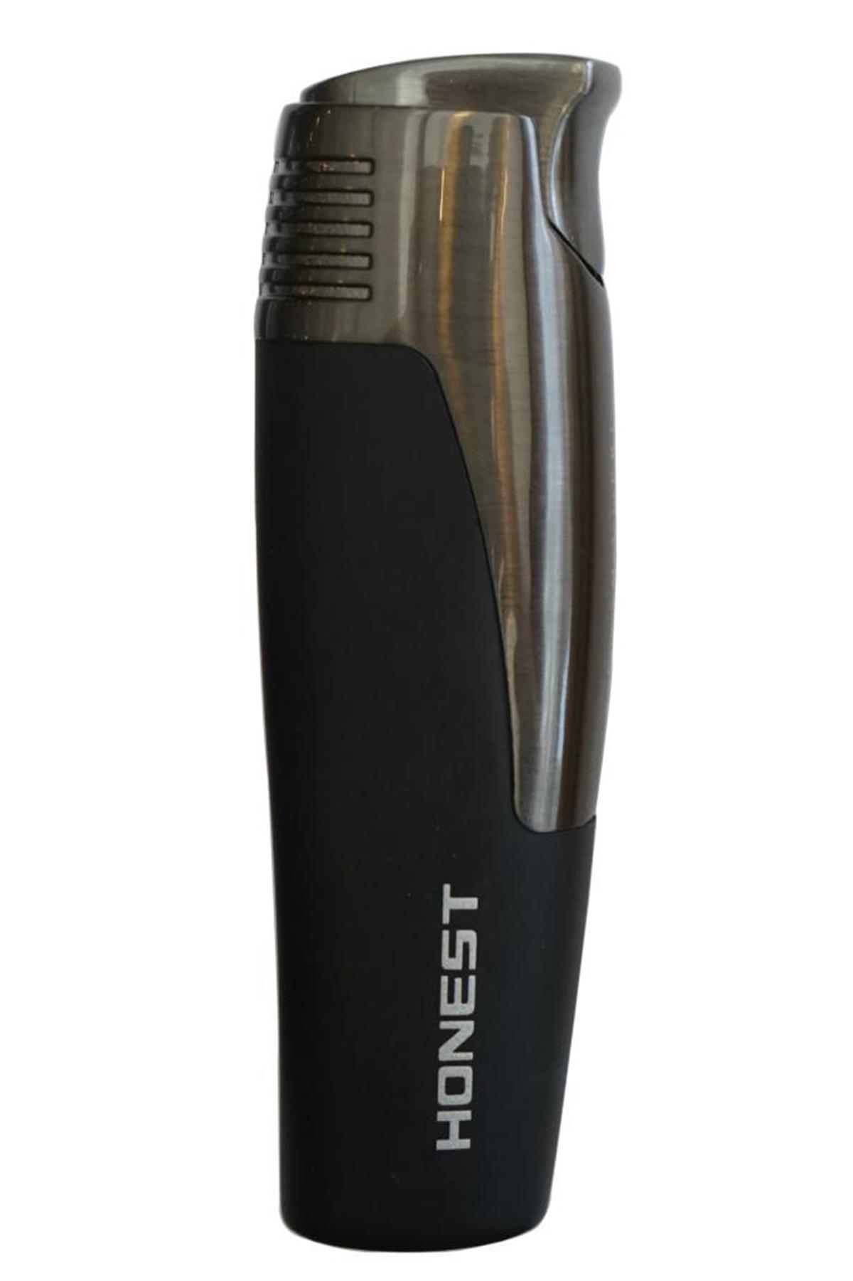 TR5755,Honest Tek Torch Mat Siyah Puro Çakmak