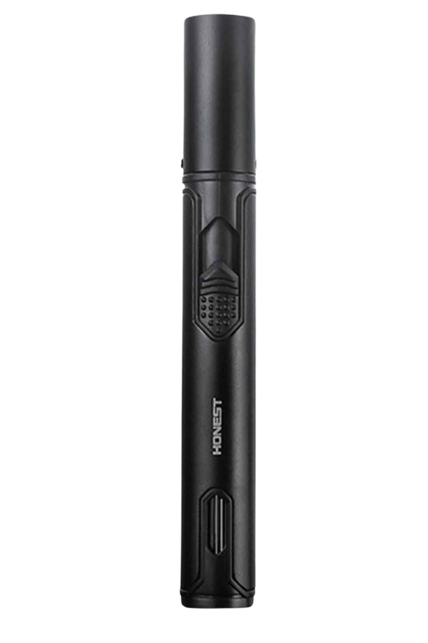 TR8642,Honest Tek Torch Pürmüz Siyah Masa Tipi Puro Çakmağı
