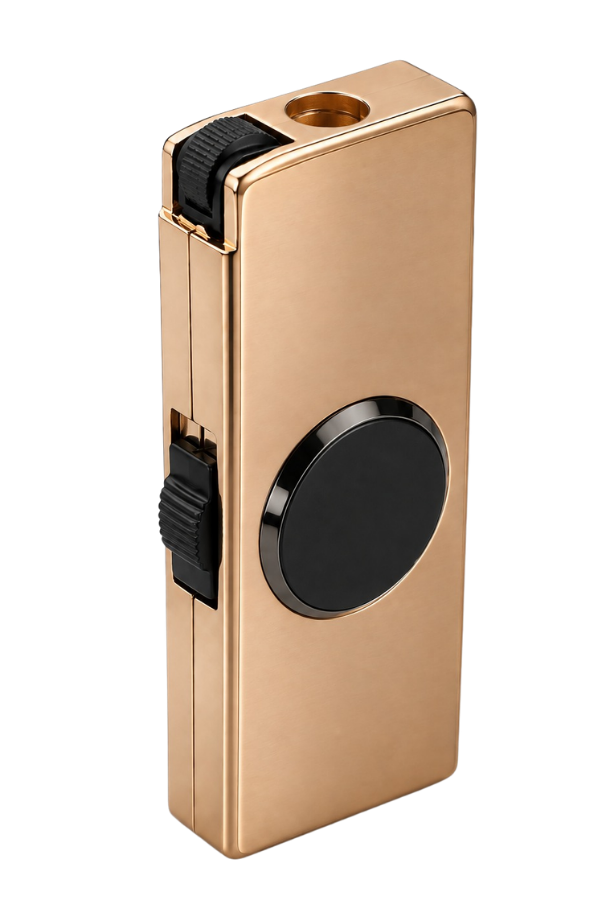 ACK082,Hunter Tek Torch Pürmüz Bronz Metal Puro Çakmağı & Stres Çarkı