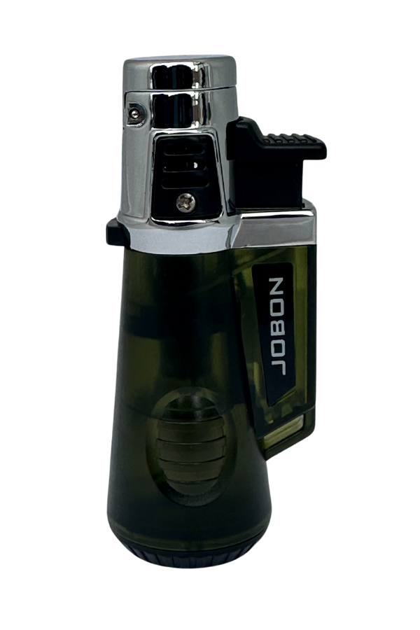 TR7656,Jobon Tek Torch Pürmüz Siyah Puro Çakmağı