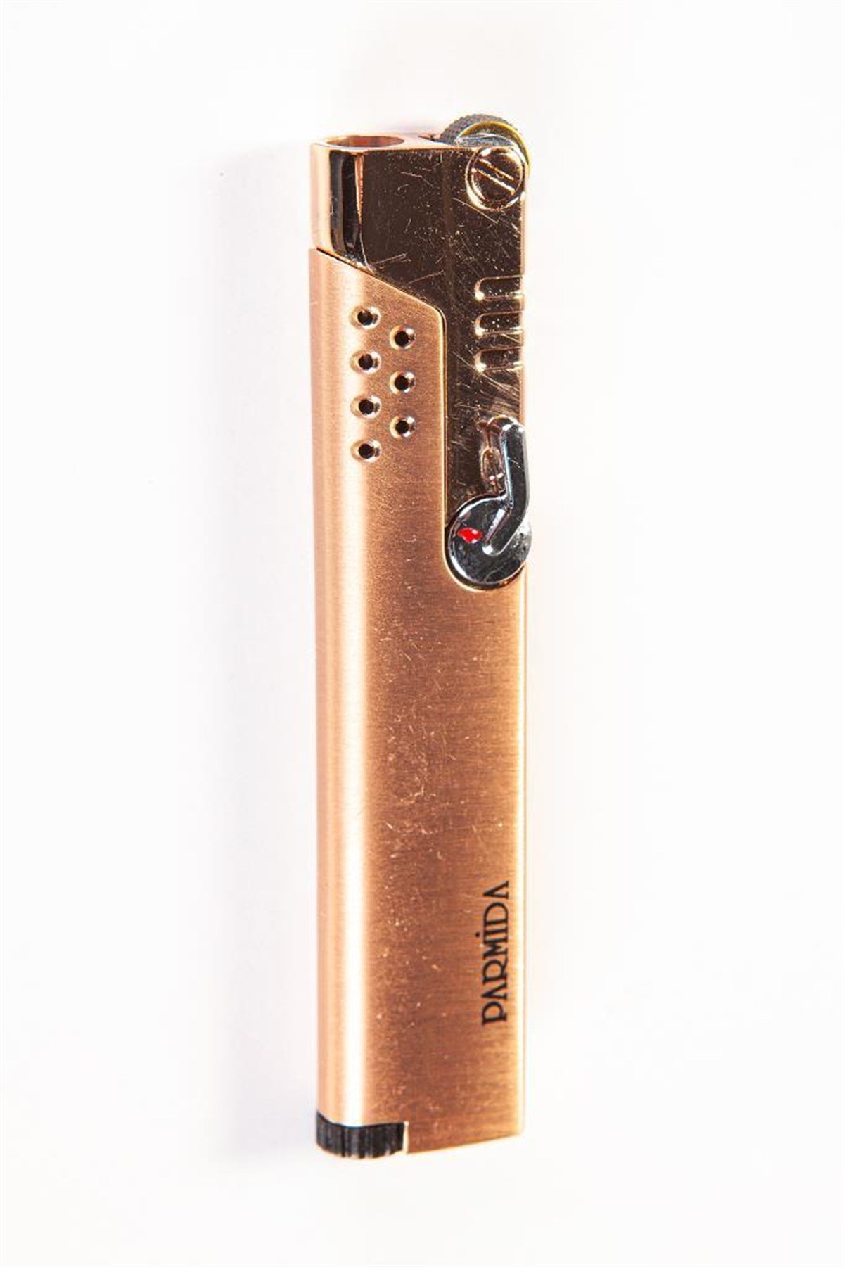 TR2387,Parmida Tek Torch Bronz Puro Çakmağı