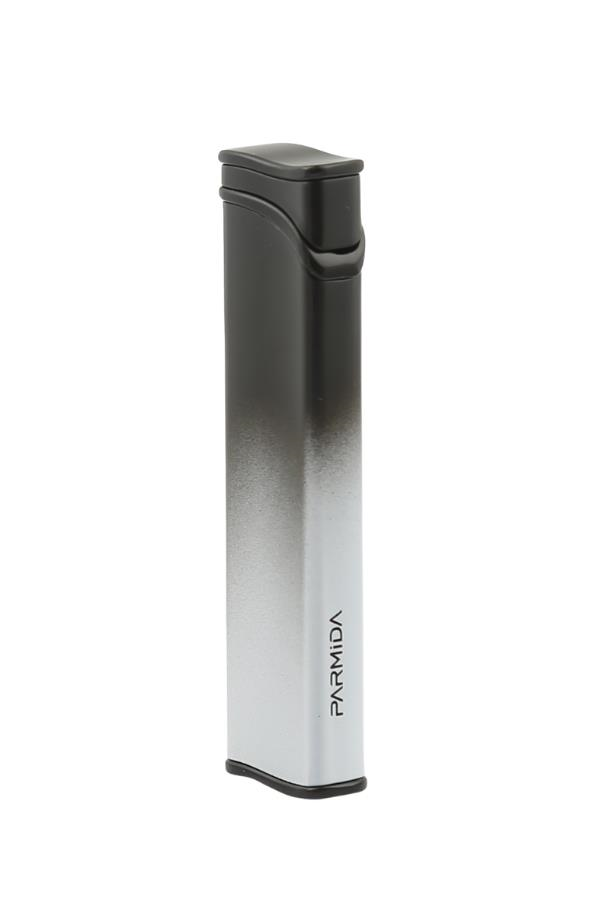 TR7303,Parmida Tek Torch Pürmüz Siyah-Beyaz Metal Puro Çakmağı