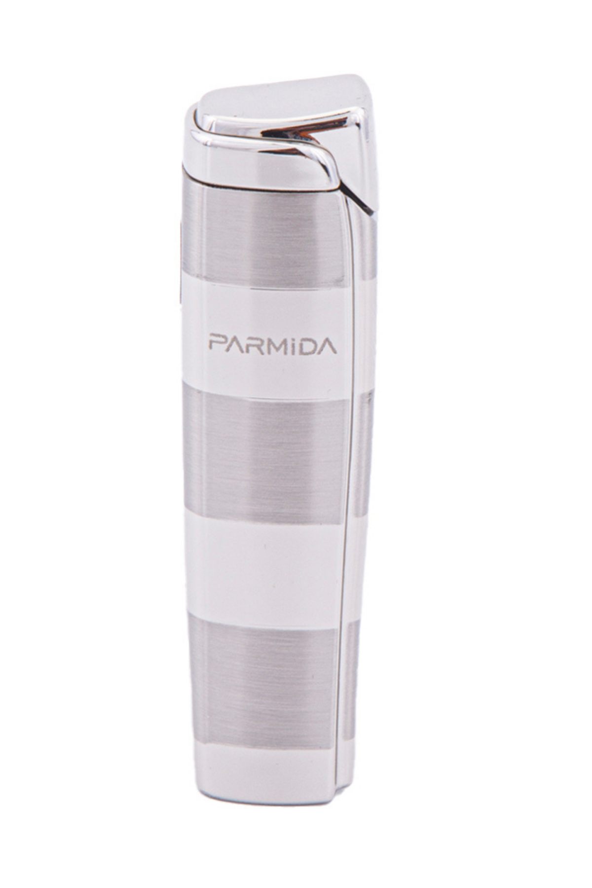 TR5974,Parmida Tek Torch Gümüş Puro Çakmağı