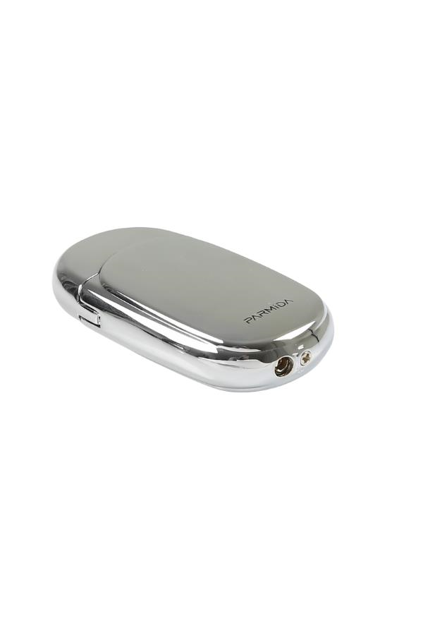 TR7281,Parmida Tek Torch Pürmüz Gümüş Metal Puro Çakmağı