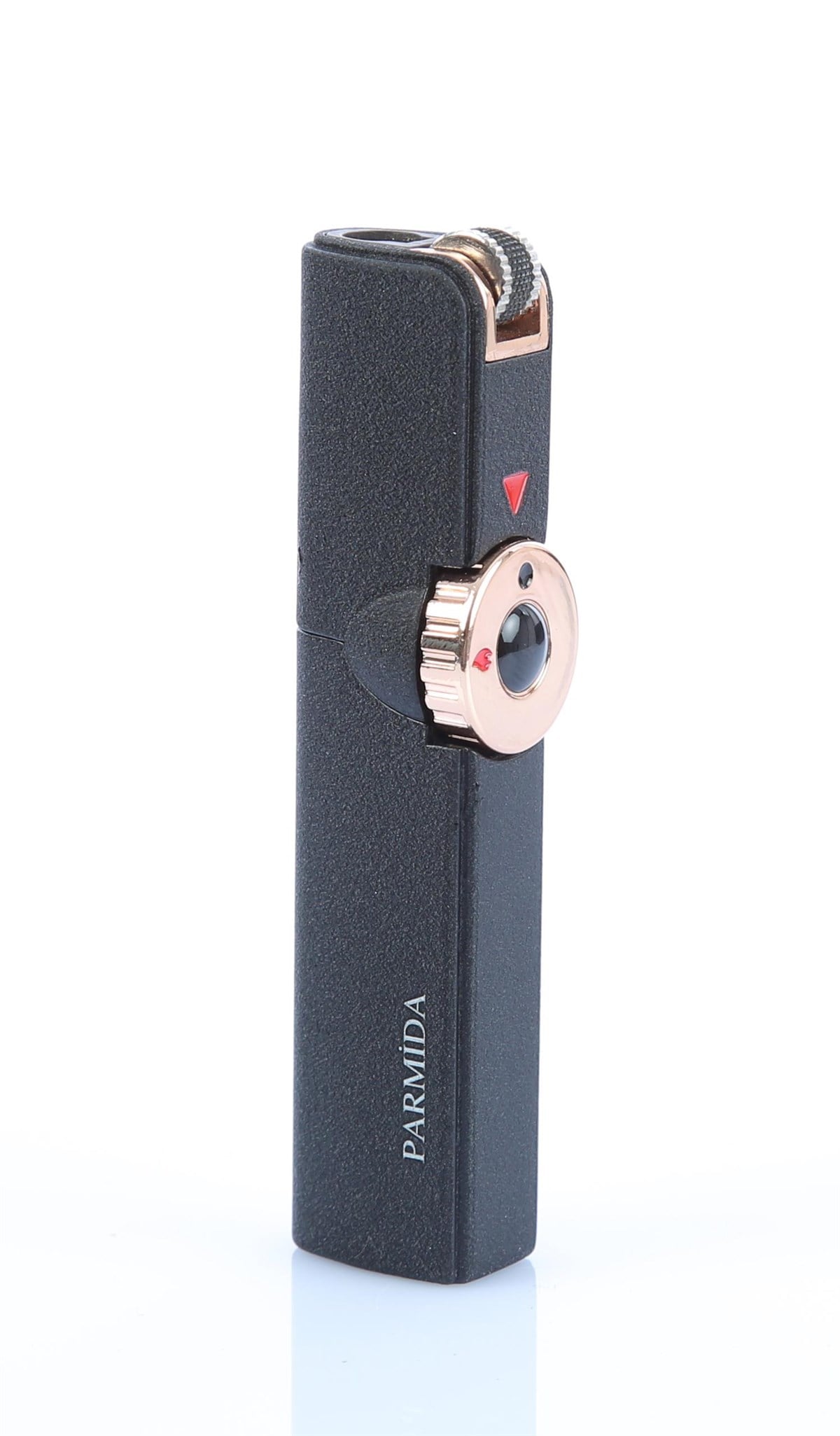 TR1569,Parmida Tek Torch Mat Siyah Puro Çakmağı