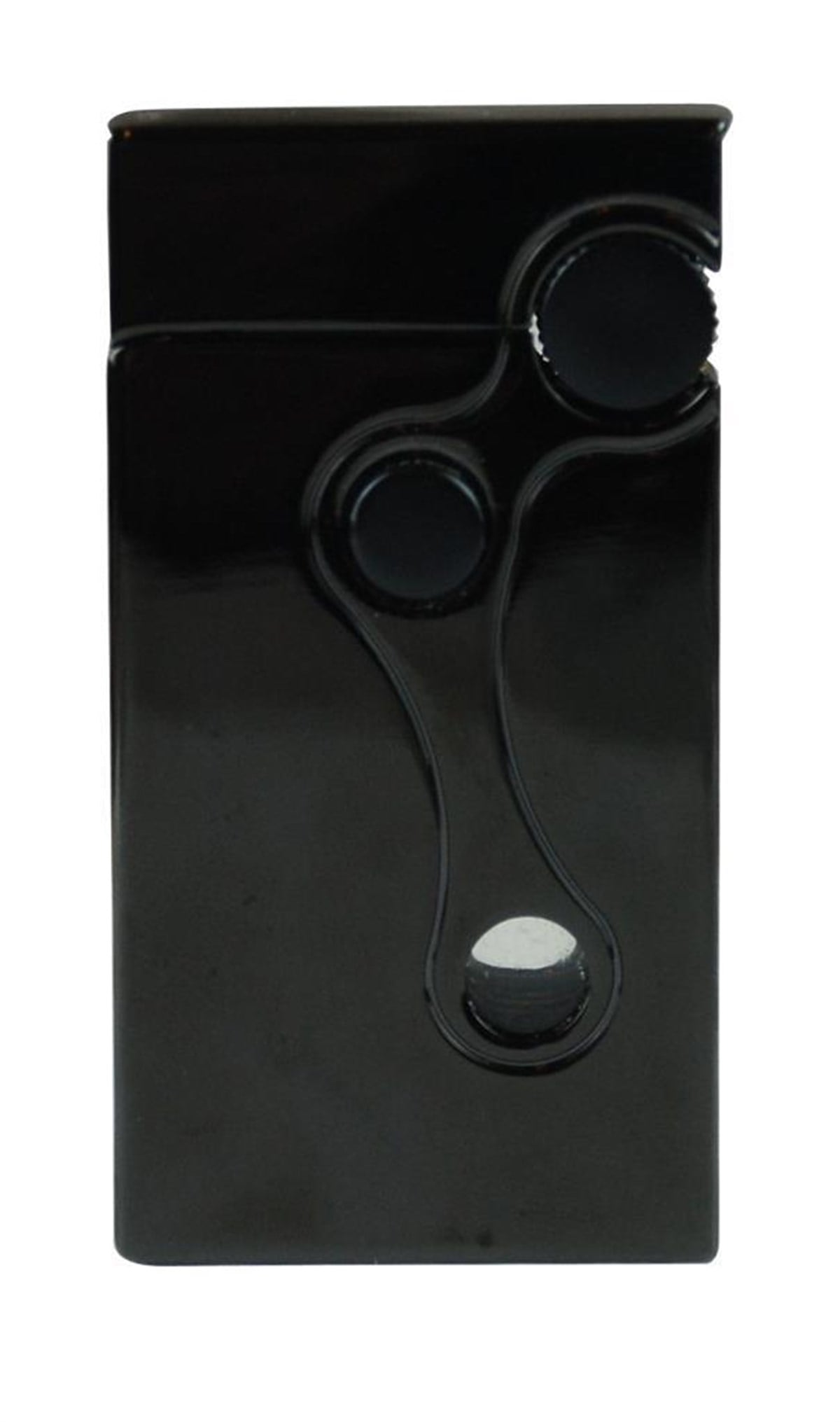 TR2419,Parmida Tek Torch Siyah Puro Çakmağı 
