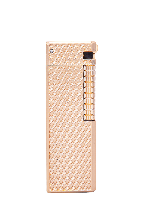 TR7214,Parmida Gold İşlemeli Soft Flame Metal Çakmak