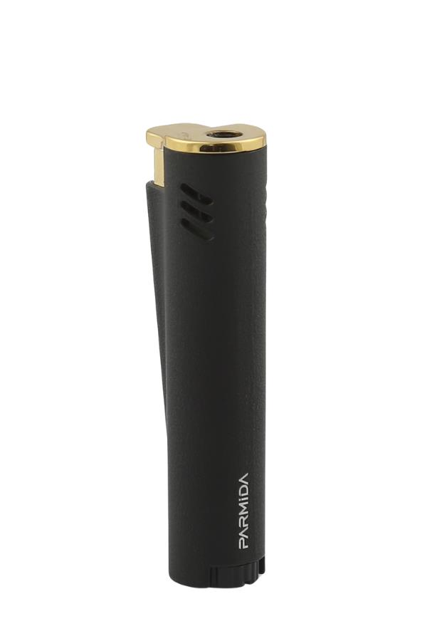 TR7284,Parmida Tek Torch Pürmüz Siyah Metal Puro Çakmağı