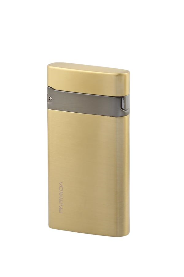 TR7299,Parmida Tek Torch Pürmüz Gold-Gunmetal Metal Puro Çakmağı