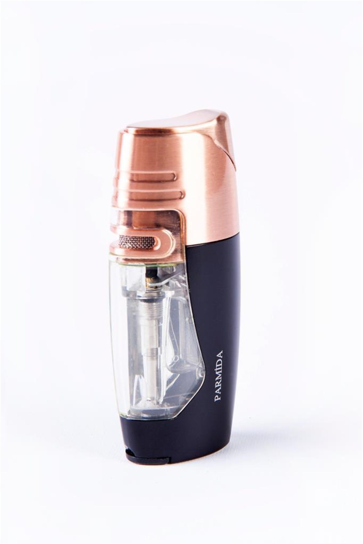 TR3233,Parmida Tek Torch Gold-Sİyah Puro Çakmağı