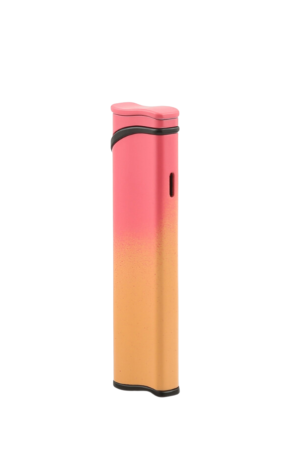 TR7304,Parmida Tek Torch Pürmüz Pembe-Sarı Metal Puro Çakmağı