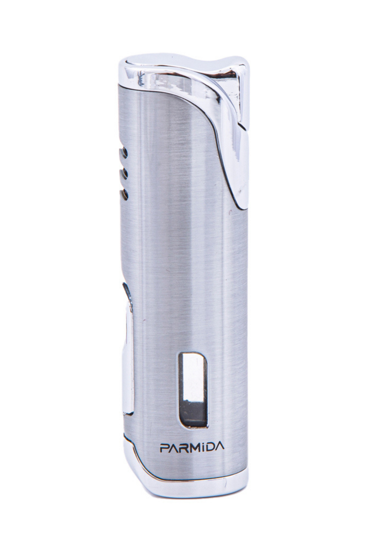 TR5876,Parmida Tek Torch Gümüş Puro Çakmağı