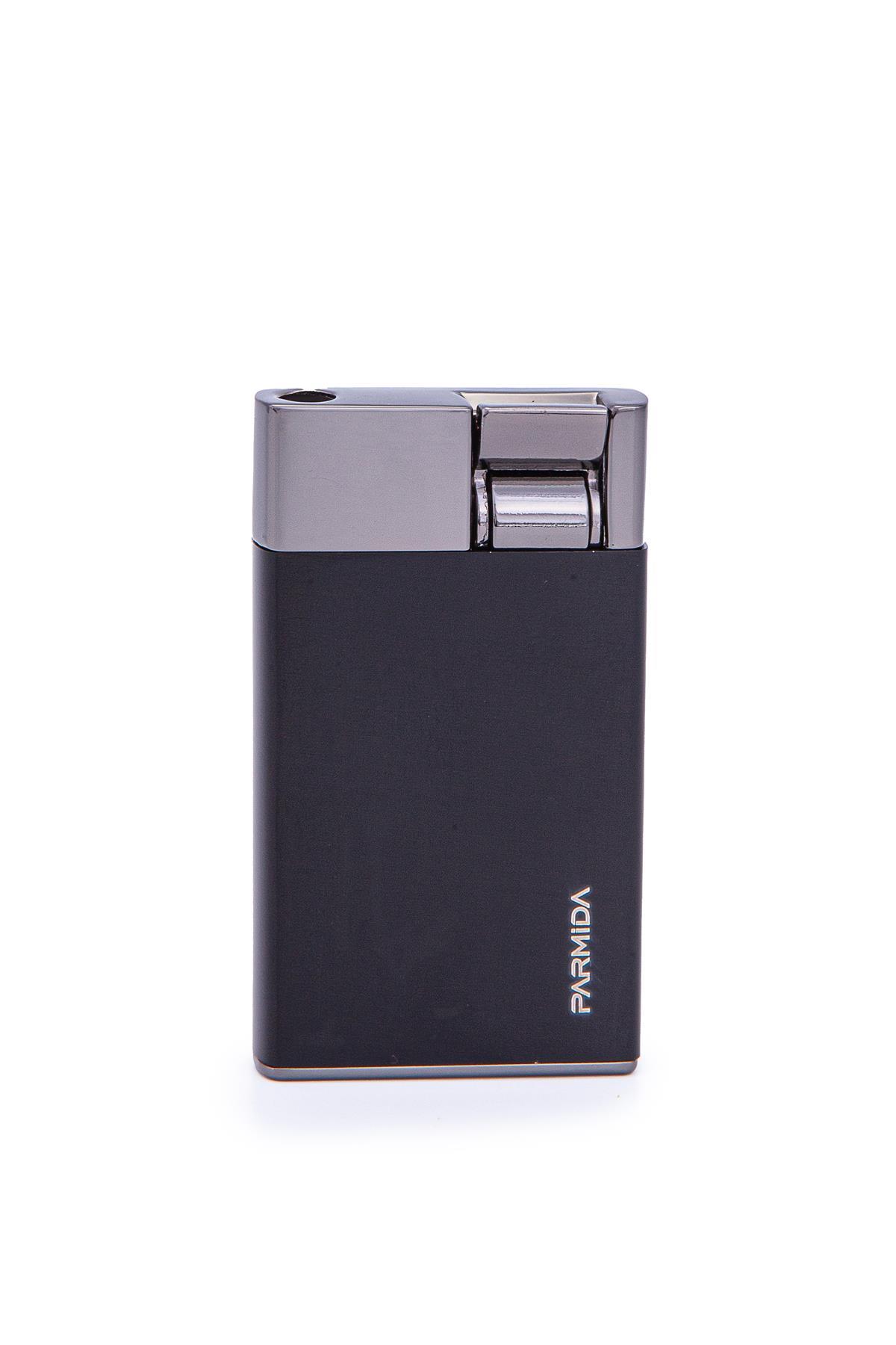 TR7254,Parmida Tek Torch Pürmüz Siyah Gunmetal Metal Puro Çakmağı