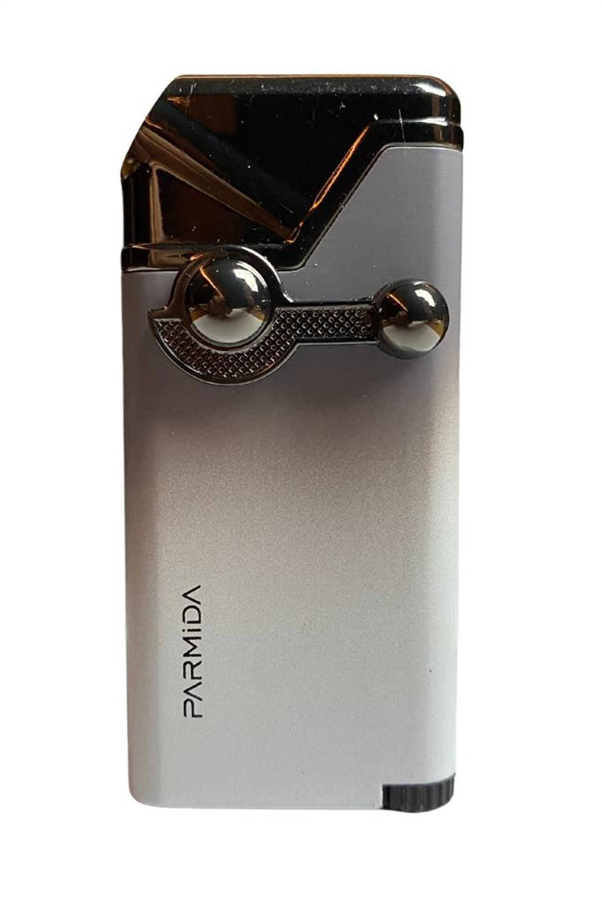 TR6128,Parmida Tek Torch Pürmüz Siyah-Beyaz Puro Çakmağı