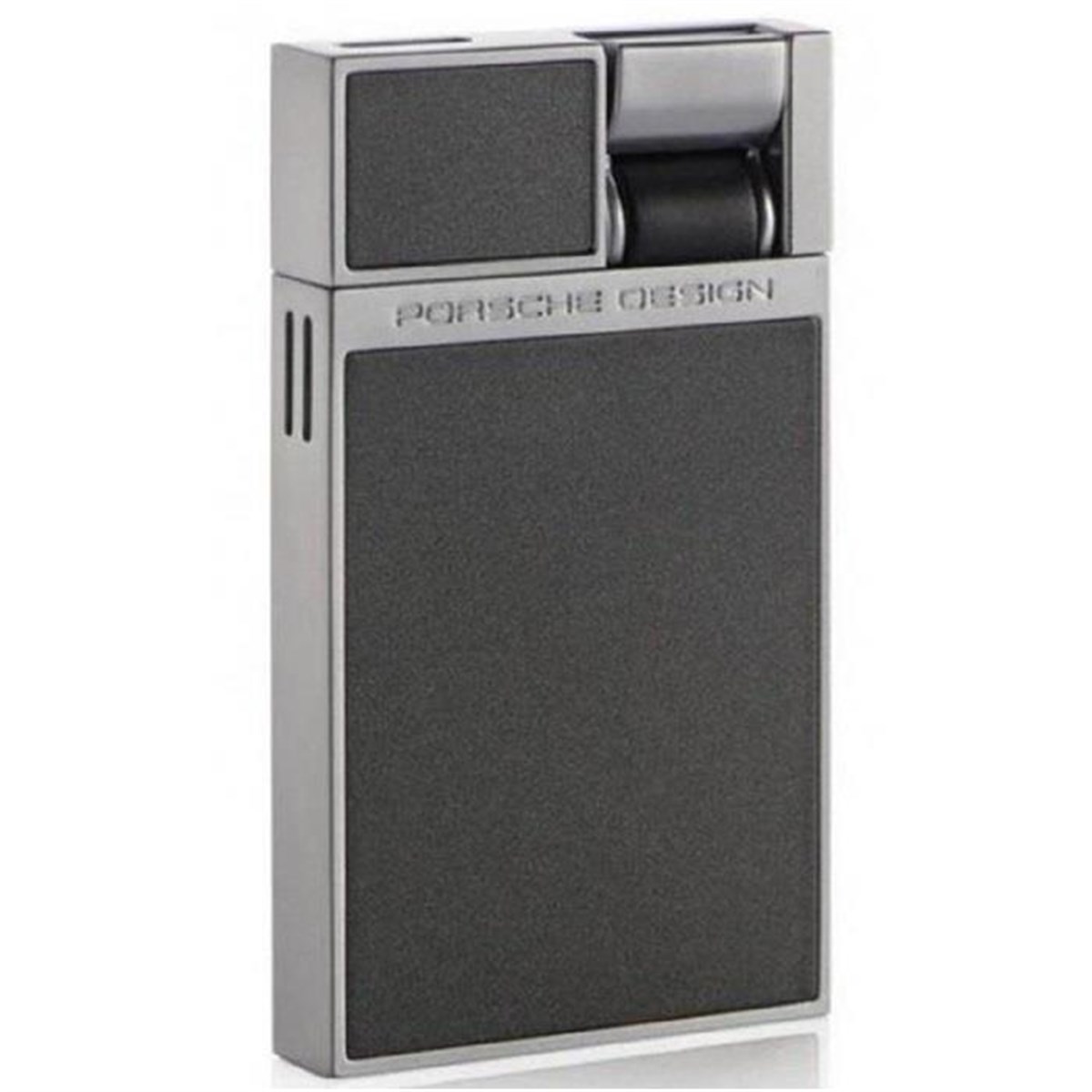 TR2797,Porsche Design Düz Alev Mat Gri Puro Çakmağı