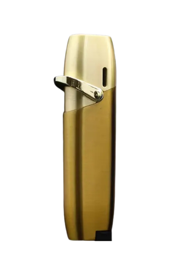 TR8632,PremiumQuality Tek Torch Pürmüz Gold Metal Puro Çakmağı