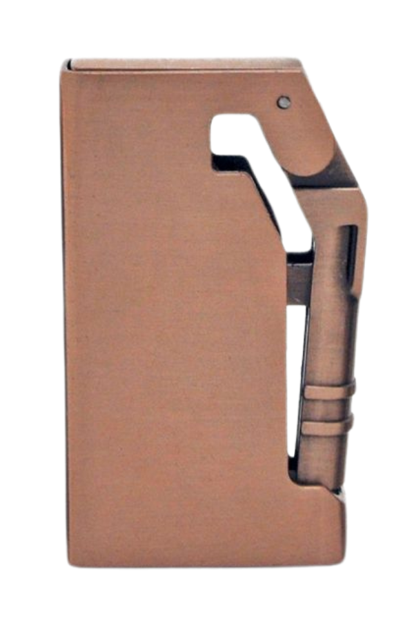 TR8087,PremiumQuality Bronz Tek Torch Pürmüz Metal Puro Çakmağı