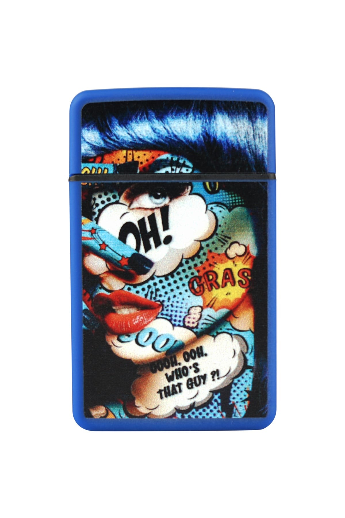 TR4187,PremiumQuality Popart Dizayn Tek Torch Puro Çakmağı