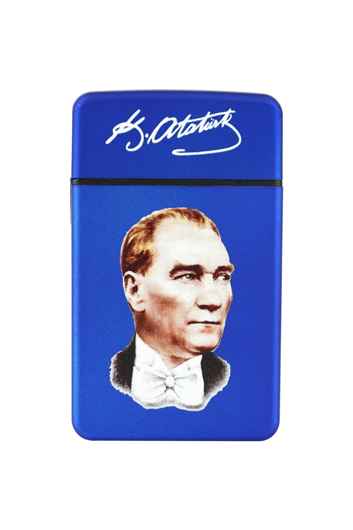 TR4194,PremiumQuality Atatürk Desenli Tek Torch Puro Çakmağı